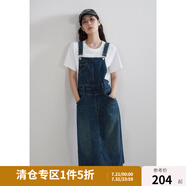 獨束大碼女裝【雙版可選】復(fù)古背帶裙女氣質(zhì)背帶褲春裝新款修身裙子 背帶裙 L (尺碼：2)