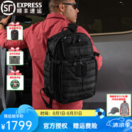 5.11（TACTICAL SERIES ）雙肩突擊包511戶外戰(zhàn)術(shù)大容量耐磨防潑水登山包迷彩雙肩背包56563 黑色019（24小時37升容量）