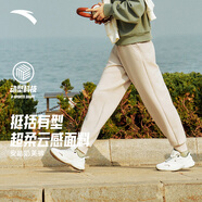 安踏（ANTA）束腳褲丨運動(dòng)長(cháng)褲女款秋季寬松親膚透氣針織褲舒適休閑褲收口衛褲 【奶芙褲-收口褲腳】銀河灰 XL 女175