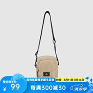 探路者單肩包秋冬休閑日常包戶外搖粒絨挎包運(yùn)動(dòng)包男女通用 淺卡其 均碼