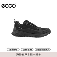 愛(ài)步（ECCO）運(yùn)動(dòng)鞋男 防滑緩震登山鞋男 824254 51052黑色 42 