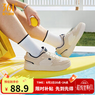 361度板鞋男鞋子男新款夏季透氣小白鞋空軍一號經(jīng)典潮流百搭休閑運(yùn)動鞋 羽毛白/油墨藍(lán) 42