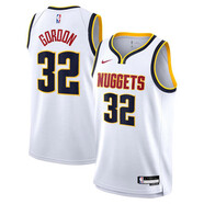 NBA KIDS-NIKE耐剋克掘金隊(duì)小波特約基奇穆雷默里阿隆戈登球衣32號(hào)波普籃球服無袖坑肩背心 32號(hào)阿隆戈登白色 100 S 建議體重斤-125斤