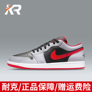 耐克（NIKE）【潮】女鞋夏季新款aj1 low 低幫時尚輕便透氣復古休閑運動籃球鞋 553560-060 水泥灰 36.5