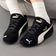 PUMA Speedcat 潮流舒適男女復(fù)古賽車風低幫運動休閑鞋 406329-01 40