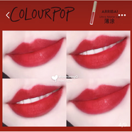 COLOURPOP美國(guó)Colourpop啞光唇釉Arriba 正紅色Starling vitamin sea  zuma Arriba 正紅色 新版 已改名為Ris