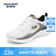 斯凱奇（Skechers）男士綁帶運(yùn)動休閑鞋8790233 白色/黑色/WBK 43