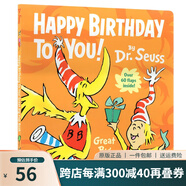 英文原版 蘇斯博士 Happy Birthday to You! Great Big Flap Book 祝你生日快樂 大開本故事紙板翻翻書 Dr.Seuss 綠山墻
