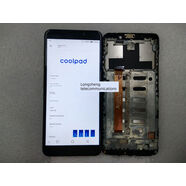 初構想酷派M3顯示屏Coolwan 7C組裝屏1831A0觸摸屏Coolwan 7后蓋 酷玩7C拆機玻璃后蓋黑色