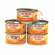 Century鮮得味金槍魚罐頭 進(jìn)口塊狀吞拿魚壽司沙拉 黃豆油浸180g*5罐