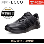 香港倉(cāng)現(xiàn)貨ECCO愛(ài)步男鞋簡(jiǎn)約時(shí)尚系帶平底休閑鞋舒適柔軟透氣男鞋子511564 02001 42