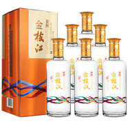 枝江 金枝江 柔雅濃香型白酒 42度 500ml*1瓶 單瓶裝 自飲口糧酒