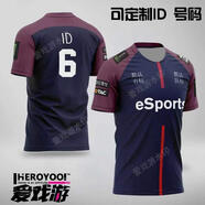 LGD隊服dota2短袖t恤PSG比賽電競服可定制ti12選手服MAYBE蕭瑟 TI8LGD短可定制ID號碼 L L高172-176重65左右