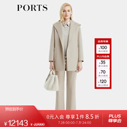 PORTS寶姿女裝長(zhǎng)袖中長(zhǎng)大衣LD9C113NWF052 ABBEY STONE 6