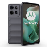 炫浪摩托羅拉G75手機殼新款防摔液態(tài)硅膠Moto G75磨砂氣囊保護(hù)套全包軟殼外殼磨砂簡約男女款ins風(fēng)網(wǎng)紅 幻盾灰色 MOTO G75 5G