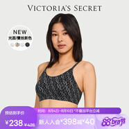 維多利亞的秘密 楊冪同款 夏季薄款內(nèi)衣女果凍條反重力無(wú)痕涼感文胸PRO微聚攏MAX 5Z84黑色撞色-logo蕾絲 11244757 S ：PRO雙排扣（70C/70D/75A/75B