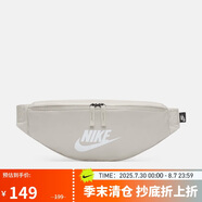 耐克（NIKE）男女腰包 單肩包斜挎包胸包休閑包DB0490-104 白