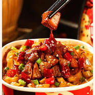 班干部【真有肉?！堪喔刹坷弊与u拌面手工手搟面速食方便面非油炸 【爆辣】辣子雞拌面1個(gè)*6盒 口味分類：100%真雞肉
