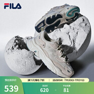 FILA斐樂女鞋跑步鞋情侶同款老爹鞋MARS火星鞋男鞋休閑運動鞋 【女款】奶白/木薯粉-GT 40