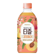 熊津韓國進(jìn)口果味蜜桃味烏龍茶飲料500ml茶飲料西柚柚子綠茶飲品夏日