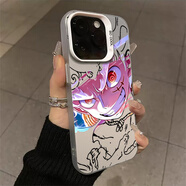 OLOEY適用小米15手機殼14pro海賊王13ultra新款11動(dòng)漫10S紅米k80路飛70 435197透銀[彩銀殼] 紅米K60至尊版