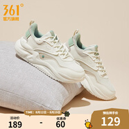 361度女鞋云舒5休閑鞋新款夏季情侶網(wǎng)面透氣厚底增高百搭休閑老爹鞋女 【網(wǎng)面】羽毛白/燕麥奶 38
