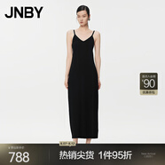 JNBY/江南布衣春夏連衣裙吊帶毛衫氣質(zhì)優(yōu)雅設(shè)計感V領(lǐng)OL風(fēng)5O5G12600 001/本黑 XS