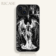 S榮耀iPhone16感手機保護殼軟13天使之翼VIVOx100Ultra華為適用14proma適用于oppo蘋(píng)果華為小米vivo 天使之翼白XLZ32天使眼黑色 其它型號聯(lián)系客服備注