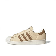 阿迪達斯 （adidas）三葉草Superstar阿迪金標(biāo)小白鞋黑白男女板鞋C77124/EG4958 卡其色IF1580  36