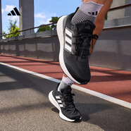 adidas PUREBOOST 22隨心暢跑舒適體測跑鞋男子阿迪達(dá)斯官方 黑/白   41