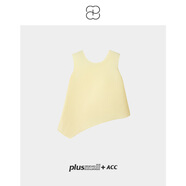 PLUSMALL+ACCPLUSMALL 月神美人 重工三宅風(fēng)高溫定型褶皺上衣流蘇魚尾半裙套裝 檸檬黃-上衣 檸檬黃-上衣 均碼 現(xiàn)貨