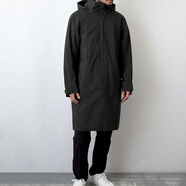 始祖鳥(niǎo)（ARC'TERYX）現貨始祖鳥(niǎo)商鳥(niǎo)大衣沖鋒衣防水Veilance Monitor Coat長(cháng)款風(fēng)衣男 【拉絨款】Black_黑色_X7129 M