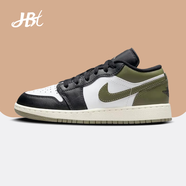 耐克（NIKE）【潮】Air Jordan aj1 Low女鞋板鞋低幫透氣休閑運(yùn)動(dòng)耐磨籃球鞋 553560-092（黑綠） gs 款 39