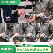 攝侶富士xt5保護(hù)套xs20相機(jī)包xt30二代xt50皮套x100vi保護(hù)套xh2s底座xt20相機(jī)套xh2x皮殼xt10牛皮配件 X100VI真皮保護(hù)套+肩帶（下單聯(lián)系客服備注）