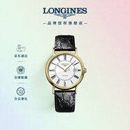 浪琴（LONGINES）瑞士手表 時尚系列 機械皮帶男表L49212112
