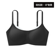 有棵樹波點(diǎn)撞色內(nèi)衣女小胸聚攏無痕細(xì)肩帶甜美吊帶文胸罩 【背扣款】礦物黑 均碼 F (100-135斤/A-C杯)