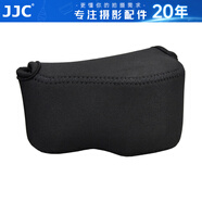 JJC 相機內(nèi)膽包 收納保護套 適用于索尼A6600 A6100 A6000 A5100 A6300 A6400 ZV-E10 RX1RII微單配件 OC-S1BK小號 黑色
