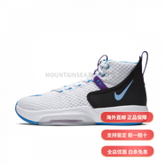 耐克（NIKE）Zoom Rize 1米黑紅黑白藍(lán)減震防滑耐磨高幫籃球鞋BQ5398-101 BQ5398-101白藍(lán)C倉 40