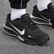 耐克（NIKE）男鞋 2025新款夏季運(yùn)動(dòng)鞋JOURNEY RUN耐磨緩震公路跑鞋透氣跑步鞋 黑曜疾行-001 【黑色白勾】 39