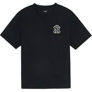 MLBKIDSBASIC紐約洋基隊(duì)T恤SS25基礎(chǔ)百搭休閑時(shí)尚純色簡(jiǎn)約設(shè)計(jì)刺繡lo 黑色 150