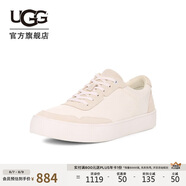 UGG春季新款男士舒適輕便拼接低幫系帶平底休閑鞋1170561WHT|白色 41