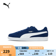 彪馬（PUMA）復(fù)古百搭休閑薄底板鞋男女經(jīng)典簡(jiǎn)約運(yùn)動(dòng)鞋 SMASH 361730 深藍(lán)色-白-20 40