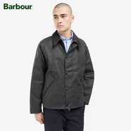 Barbour【明星同款】OS Transport男女同款寬松油蠟夾克 灰色 xx68 S (36) 體重約120-130斤-寬松版型