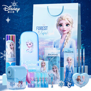 迪士尼（Disney）文具套裝 艾莎公主繪畫42件套 一年級小學生兒童文具大禮包學習用品小女孩生日禮物