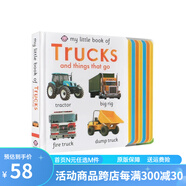 英文原版 Pop and Play Pop Flip Cook 烹飪 立體操作書 低幼基礎(chǔ)事物認知啟蒙 親子互動 Roger Priddy 綠山墻 My Little Book of Trucks
