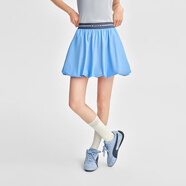 樂(lè )町海鹽椰椰輕活系列少女感花苞裙25年秋季新款約會(huì )甜美短裙 少年藍（現貨） L