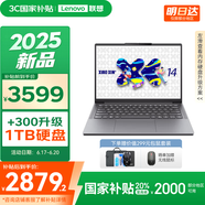 聯(lián)想小新14/小新Pro14GT AI元啟 2025新品可選補(bǔ)貼高性能輕薄筆記本電腦 學(xué)生手提辦公本 標(biāo)壓酷睿 13代i5 16G 512G 小新14SE｜國(guó)補(bǔ) 14英寸全面屏