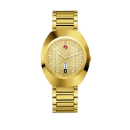 雷達（RADO）男女中性款手表 創(chuàng)始型DiaStar自動機械表時尚小金表 情侶表 R12161633