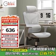 歌德利G22人體工學(xué)椅子電腦椅辦公椅電競老板椅逍遙椅學(xué)生學(xué)習椅 G22全灰+腰背分離+鏤空座墊