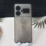 萬浮生真我GT Neo5手機殼gt5無邊框磨砂透黑硬殼gtneo5se透白保護套 無邊框硬殼【透黑膚感】 華為榮耀6 plus
